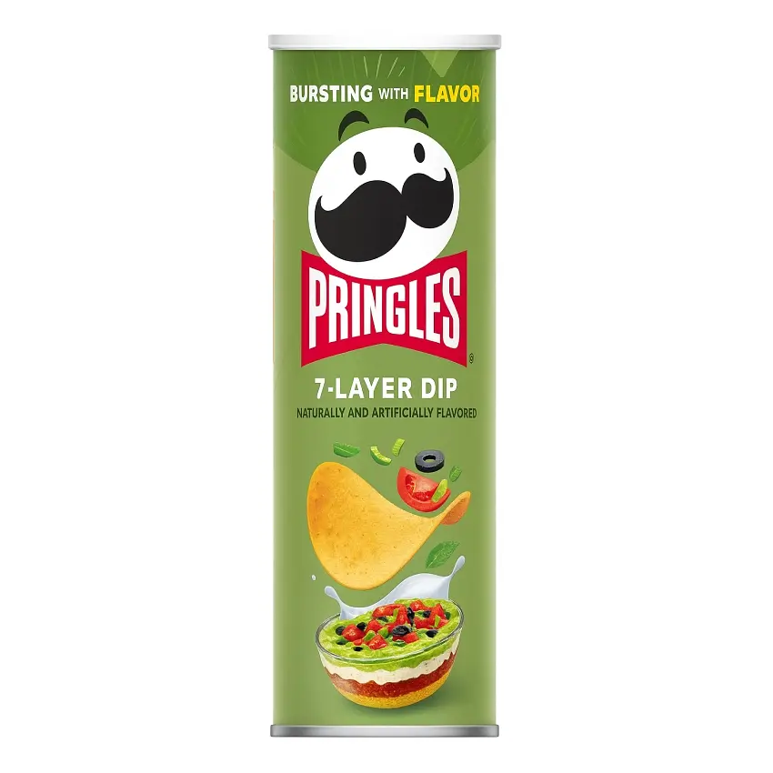 Чіпси Pringles 7-Layer Dip з ароматом мексиканської закуски 156 г (038000293221)
