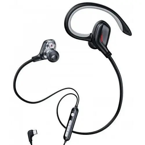 Навушники Baseus Gamo Immersive Virtual 3D Game Type-c Earphone чорно сірі - фото 2