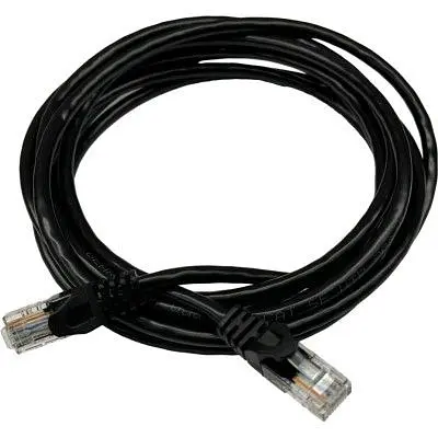 Патч-корд 1м UTP cat.5e, CU, 24AWG, black GEAR (GPC-UTPCURJ45-1B) - фото 2