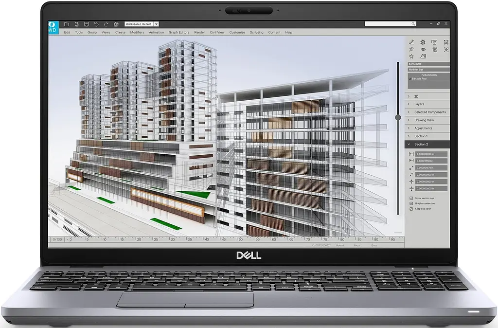 Ноутбук Dell Precision 3551 15.6FHD AG/Intel i7-10750H/16/512F/NVD P620-4/W10P (N998PW3551_WP) - фото 2