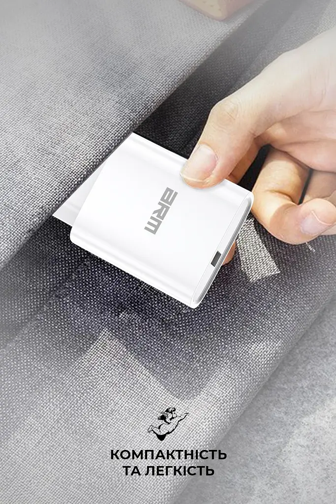 Зарядний пристрій Armorstandart AR012 1хUSB 24W with Lightning cable White (ARM69894) - фото 5