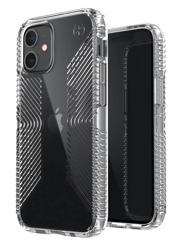 Чохол прозорий протиударний з антимікробним покриттям Speck Presidio Clear Grip для Apple iPhone 12 Mini (5.4") - фото 6