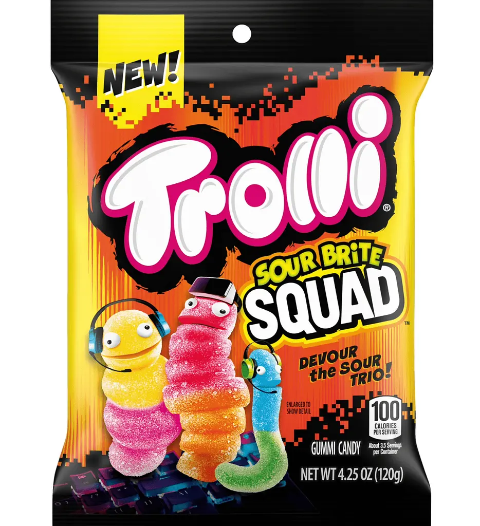 Желейні цукерки Trolli Sour Brite Squad Gummy Candy 120г