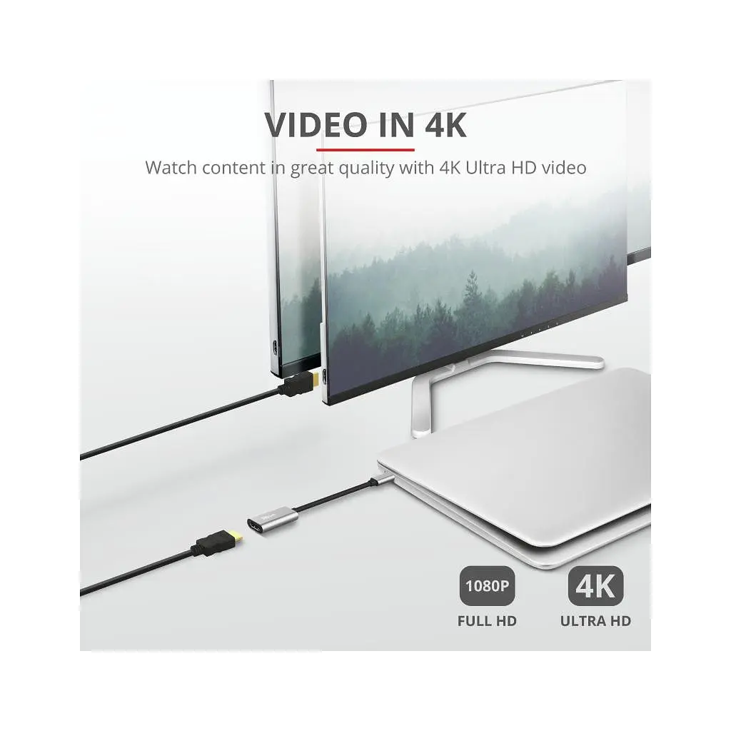 Перехідник Trust USB-C to HDMI Adapter (23774) - фото 8