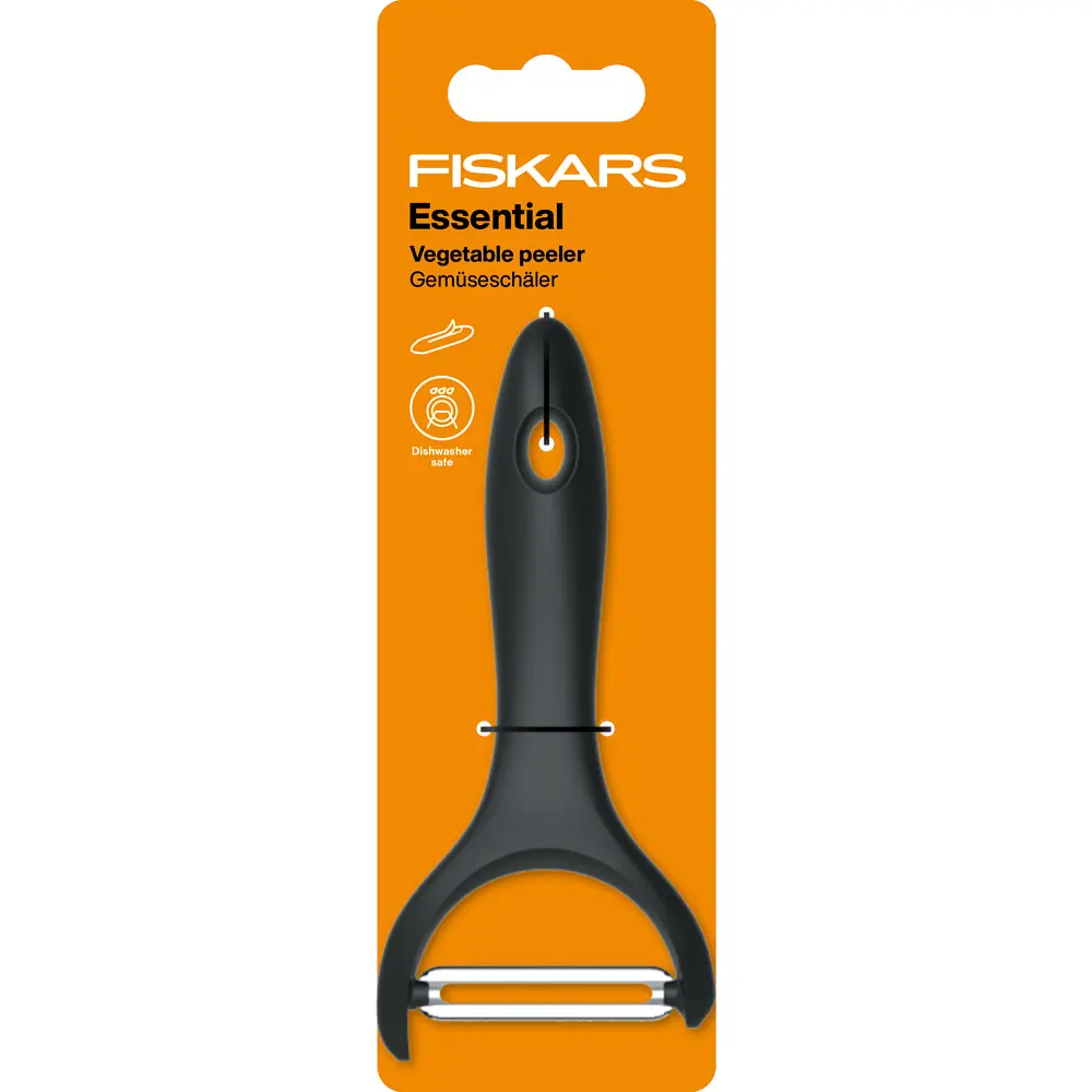 Ніж для чищення з поперечним лезом Fiskars Fiskars Essential (1065599) - фото 3
