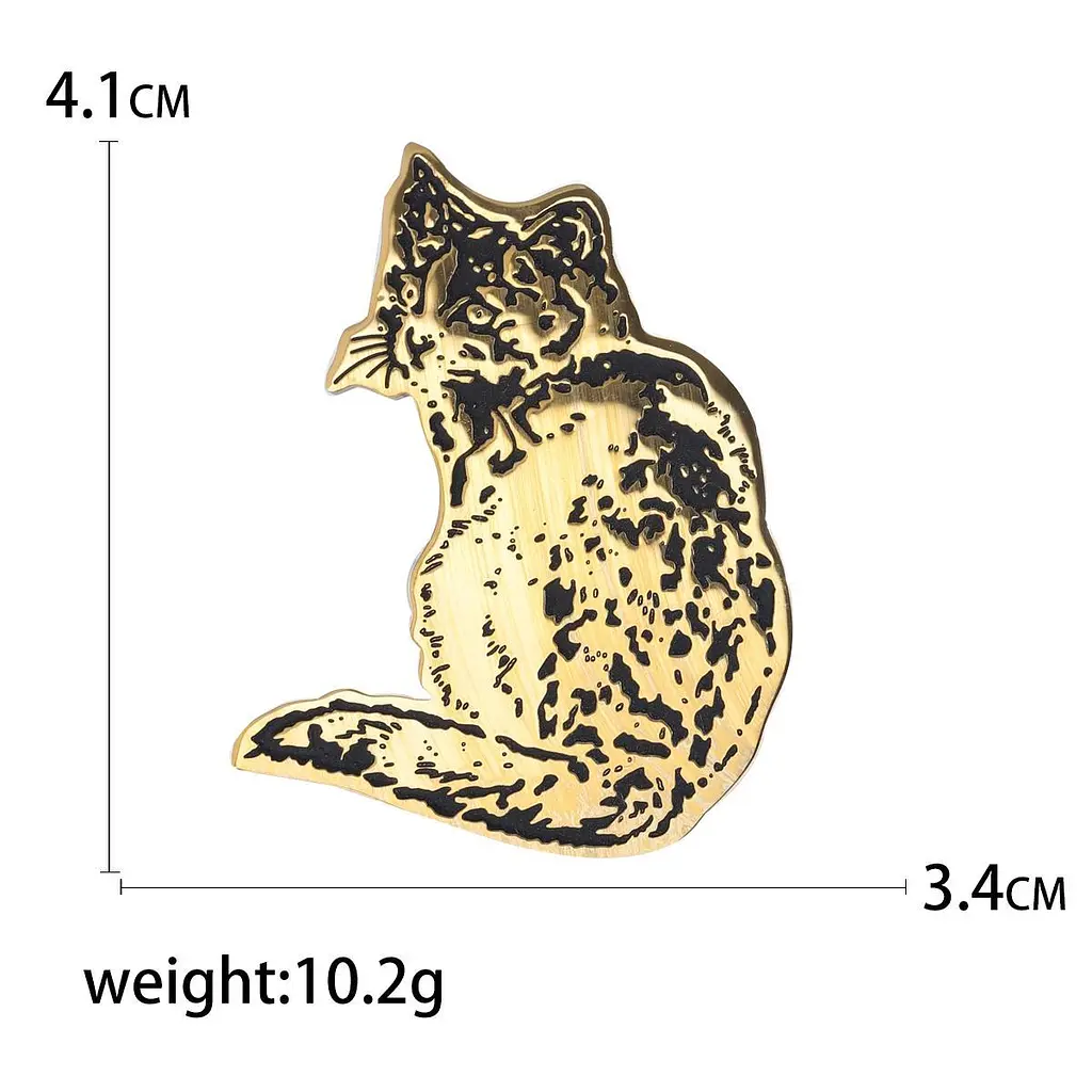 Брошь Кот золотой (494693309) - фото 2