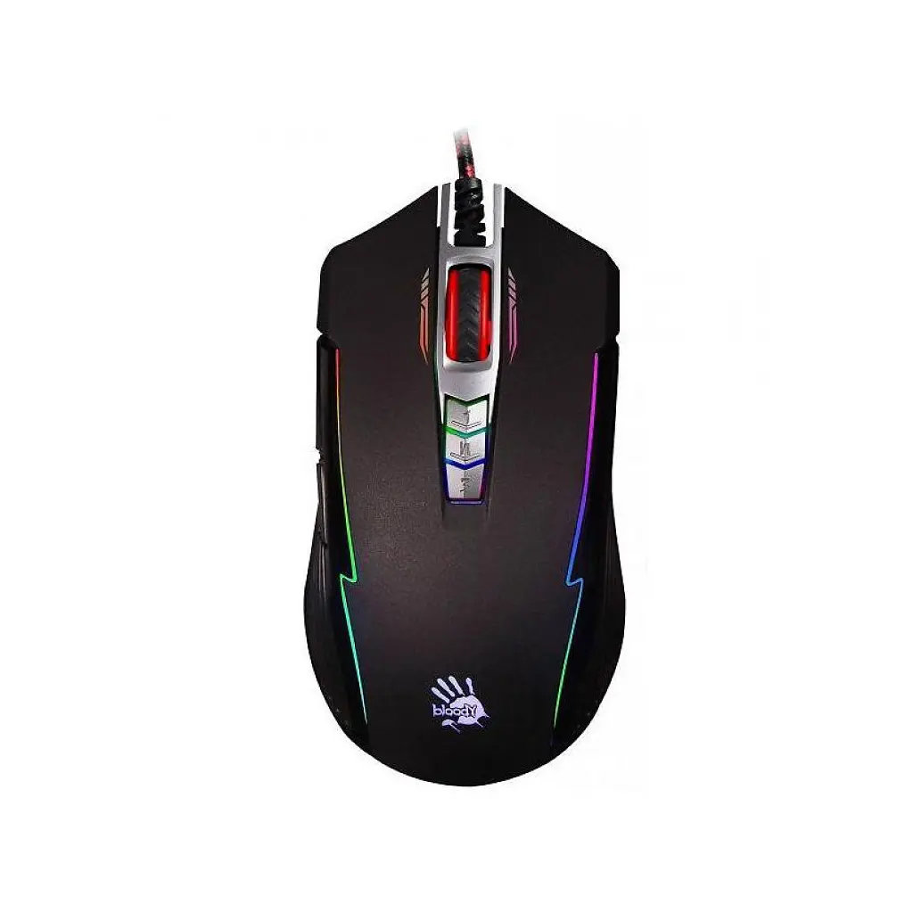 Мишка A4Tech Bloody P93s Stone Black - фото 2