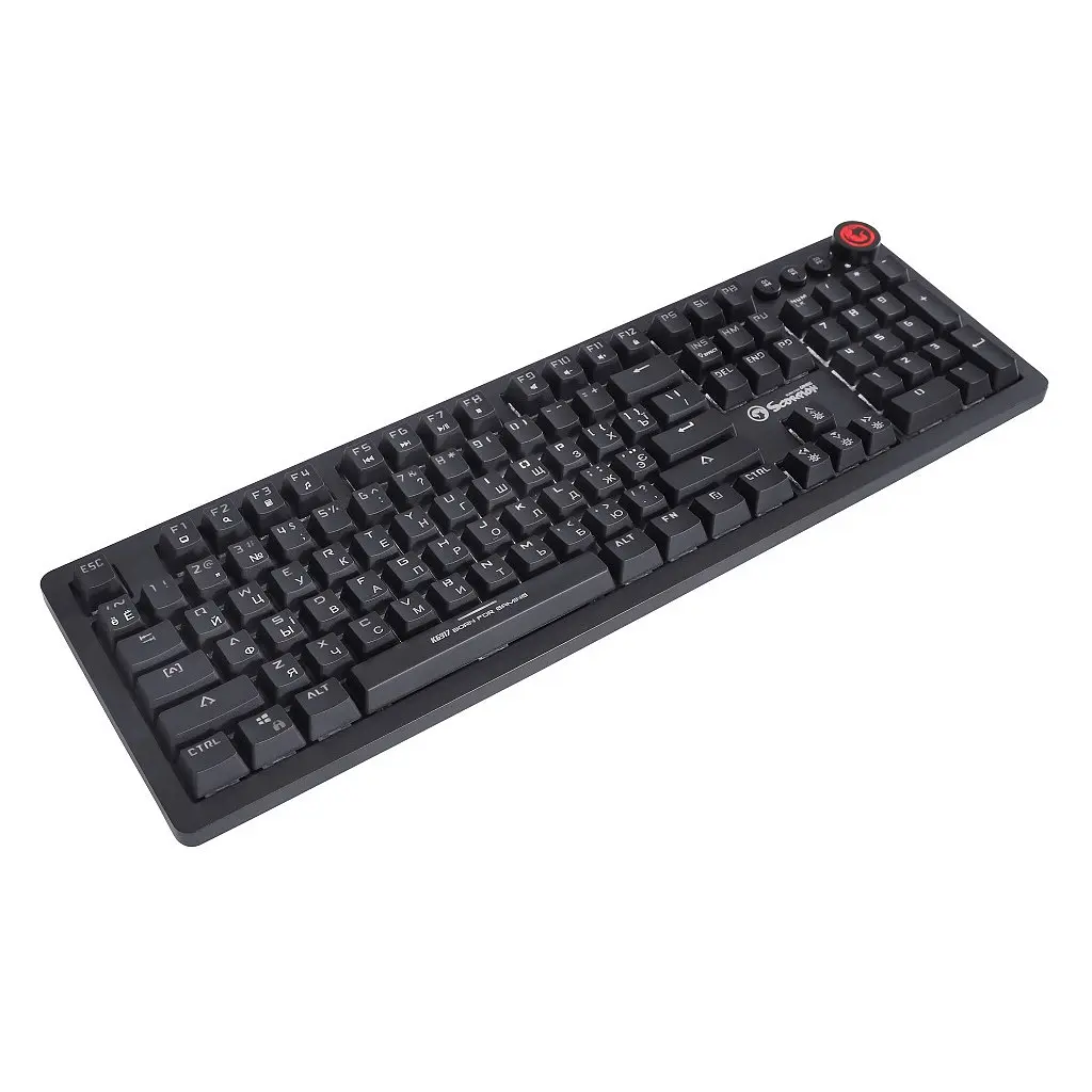 Клавіатура Marvo KG917 Multi-LED Mechanical Blue Switch - фото 4