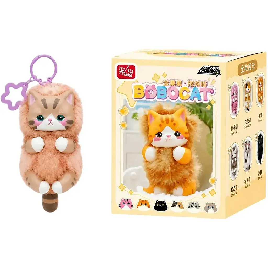 Колекційна іграшка з кільцем 10/10 Toys Bobocat серія Golden Fruit blind box (QWJG402) - фото 2