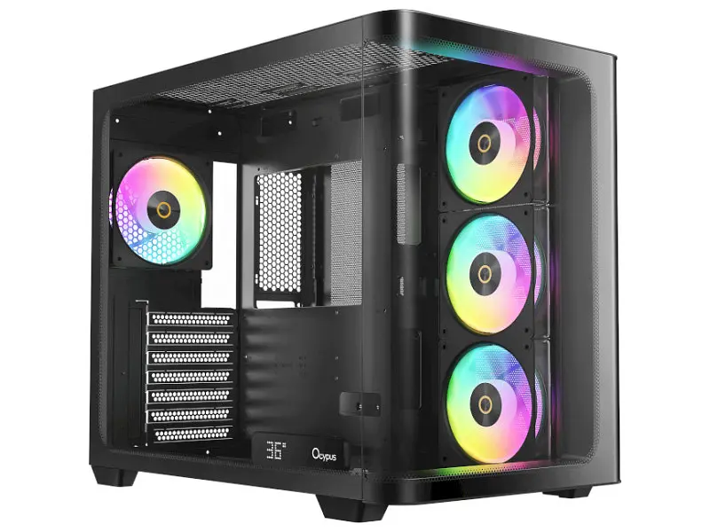 Корпус OCYPUS Iota C70 Curve ARGB Black (IOTA-C70-BKD400CD-GL)