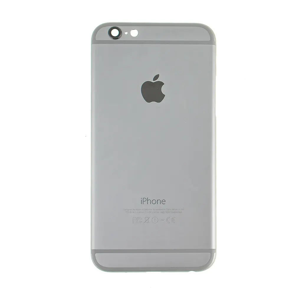 Задня кришка для Apple iPhone 6 космічно-сірий з бічними кнопками - фото 2