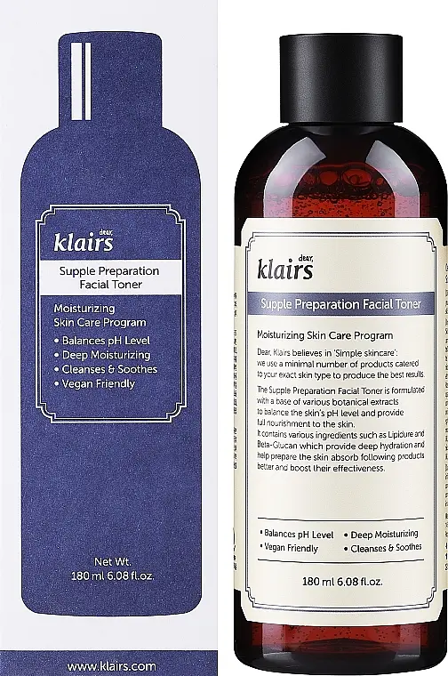 Увлажняющий тонер для лица Klairs Supple Preparation Facial Toner 30 мл - фото 2