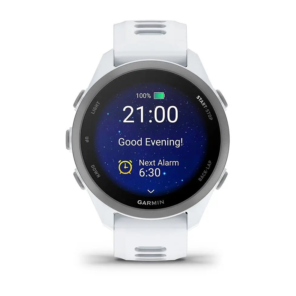 Смарт-годинник Garmin Forerunner 170 зі світло-сіро-блакитним силіконовим ремінцем - фото 2