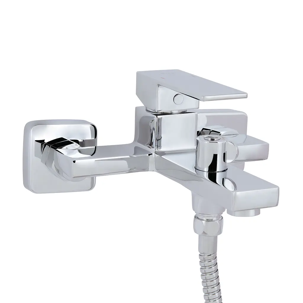 Змішувач для ванни Qtap Gemini (з душовим гарнітуром) QTGEM259CRM45681 Chrome - фото 3