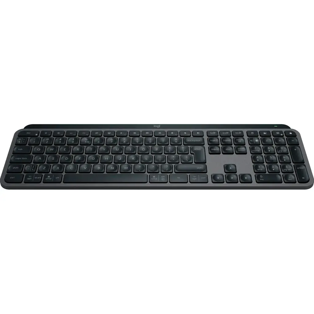 Клавіатура Logitech MX Keys S Plus Palmrest Wireless UA Graphite [920-011589] [94355] - фото 4