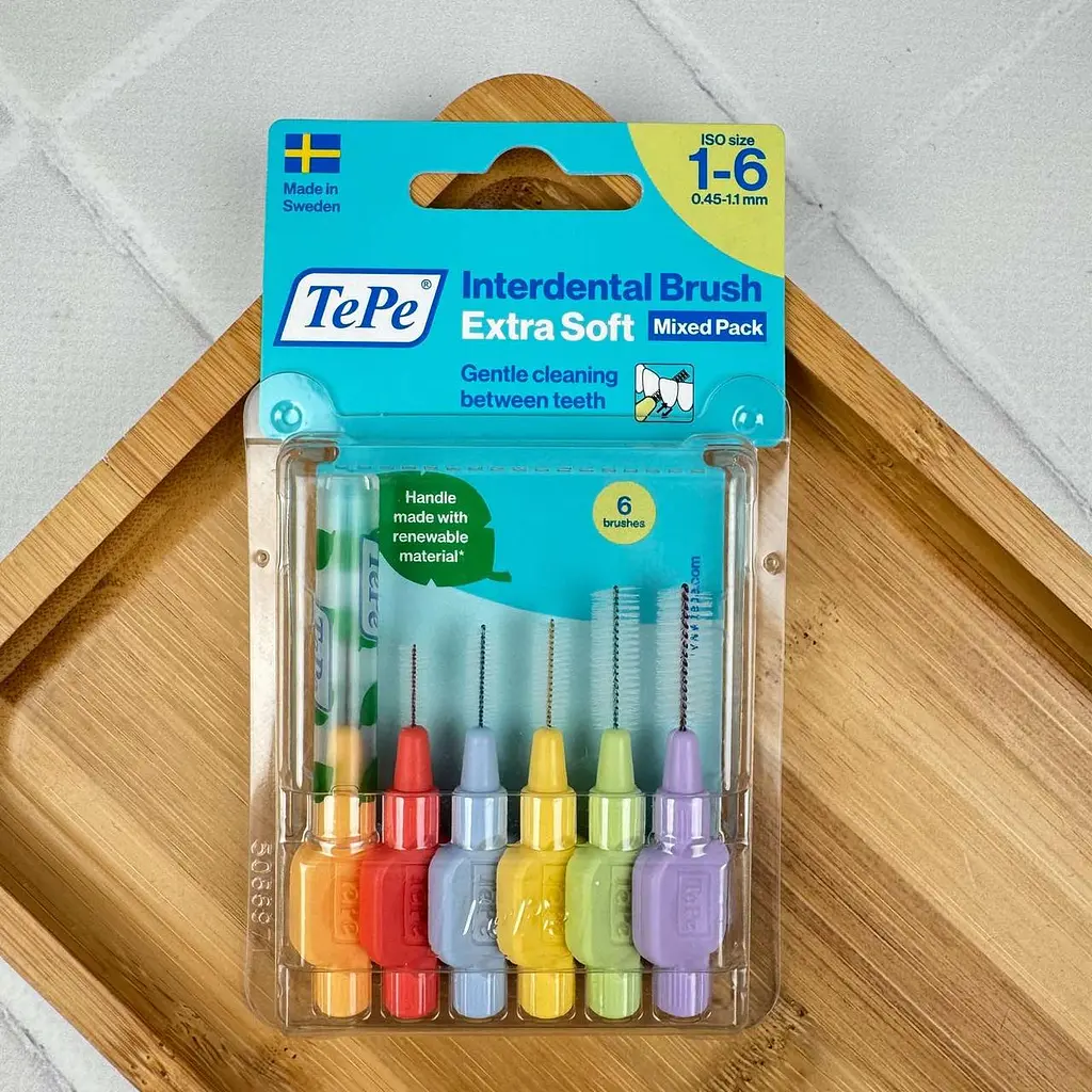 Міжзубна щітка TePe Extra Soft Mixed, 6 шт. - фото 2