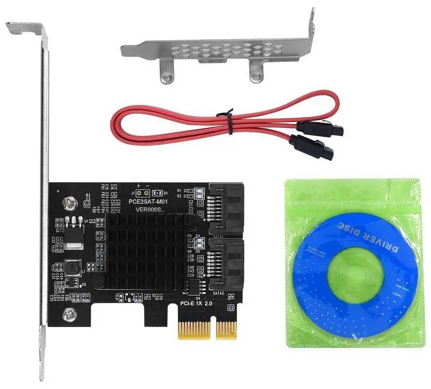 Контроллер Dynamode PCI-E to 2 х SATA III (6 Гбит/сек), 2 внутр. канала, чипсет Marvell 88SE91XX - фото 5