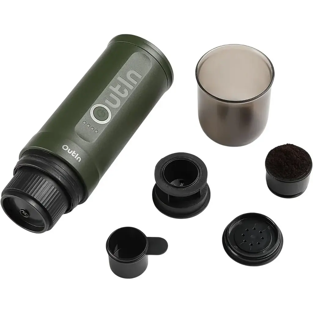 Портативна кавоварка Outin Nano Espresso Machine Forest Green (OTEM-01-FG) [168802] - фото 4
