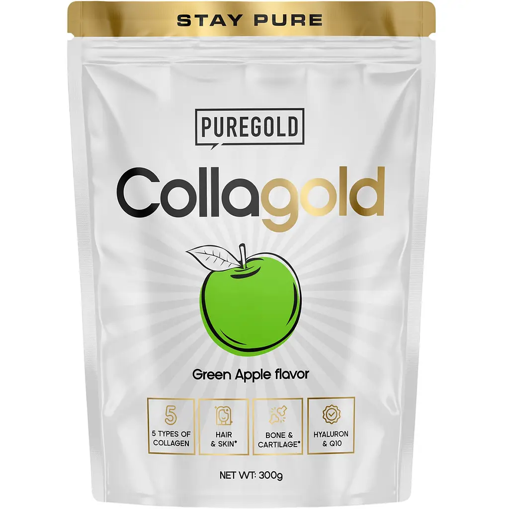 Колаген Pure Gold Collagold Зелене яблуко 300 г