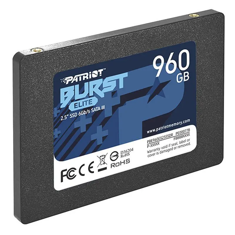 Накопичувач SSD Patriot Burst Elite 960GB 2.5" 7mm SATAIII TLC 3D (PBE960GS25SSDR) - фото 4