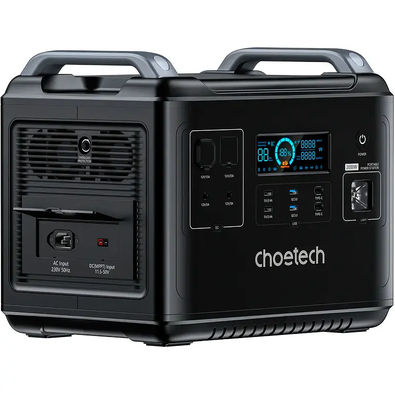 Зарядна станція Choetech BS006 2000W [100893] - фото 2