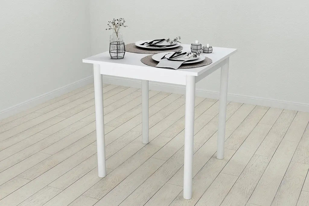 Стіл кухонний Ferrum-decor Агата 75x70x70 Білий ДСП Біле 16мм (FRD-106239) - фото 2