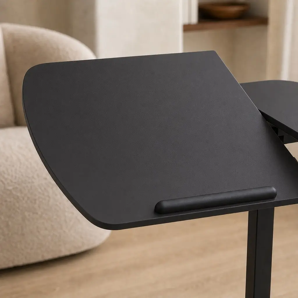 Столик для ноутбука з регулюванням нахилу та висоти 60-90см UFT T12 Black (UFTT12Black) - фото 6