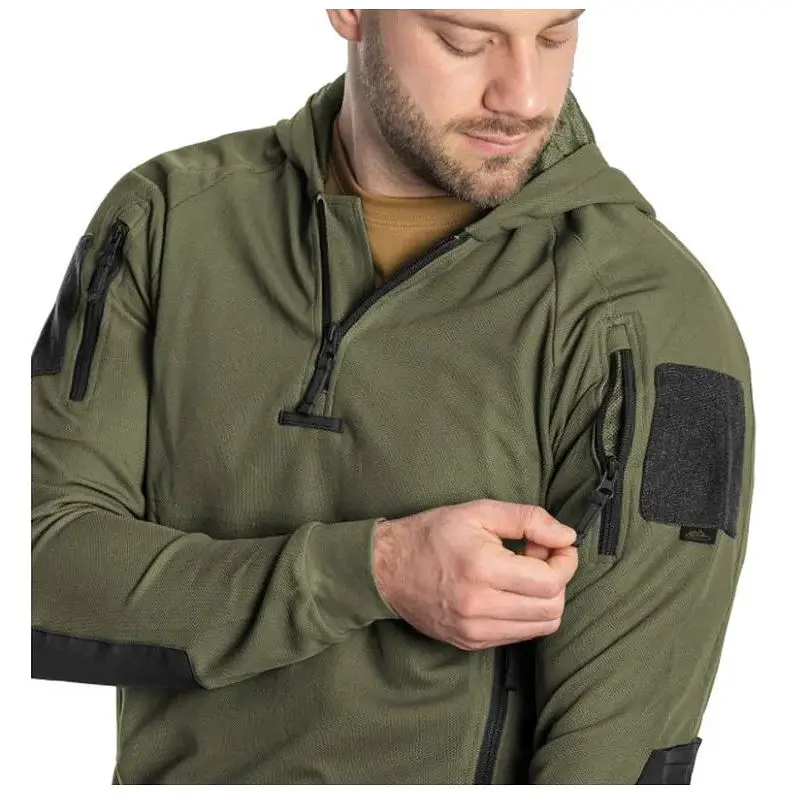 Кофта тактична Helikon-Tex RANGE HOODIE - TopCool оливковий S - фото 5