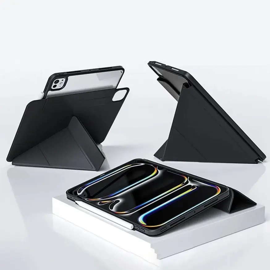 Чохол-книжка BeCover Ultra Slim Origami Flex для Apple iPad Pro 13 (2024) Black (712978) - фото 4