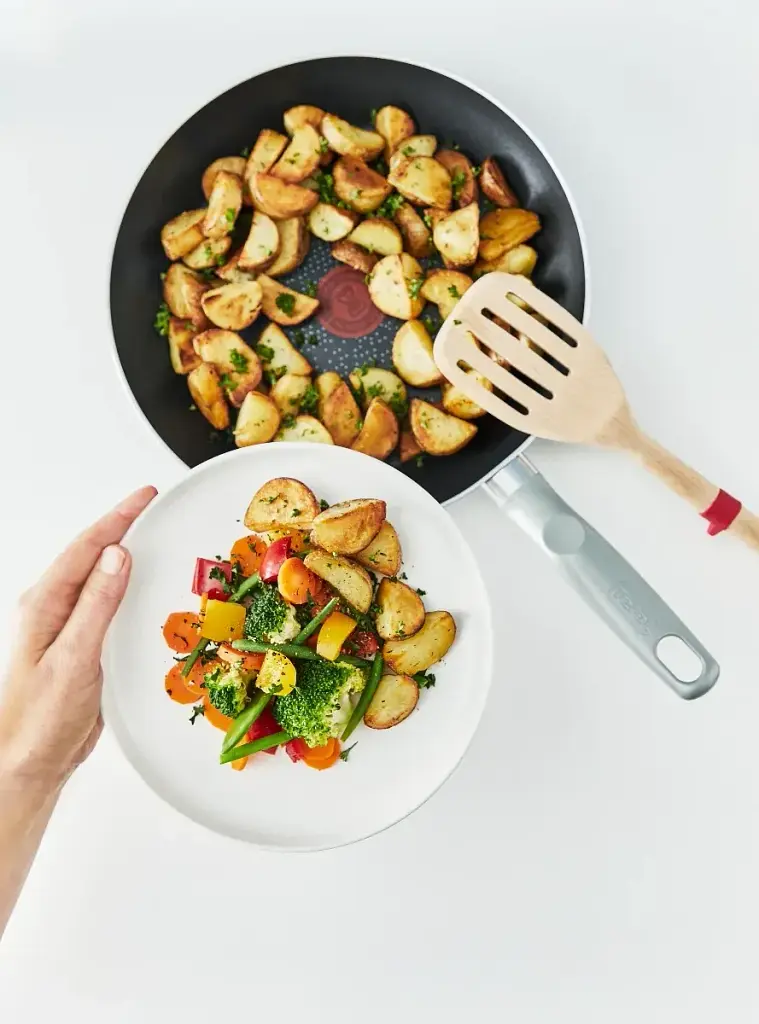 Сковорода универсальная Tefal Air Cook 24см (B5830453) с титановым антипригарным покрытием - фото 8