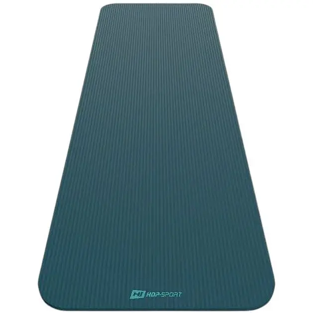 Килимок для йоги Hop-Sport HS-NB015GM NBR 1.5 см темний морський - фото 2