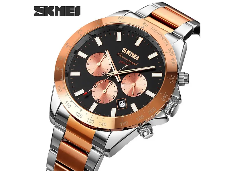 Чоловічий наручний годинник 9259RGBK Rose Gold-Black Skmei acs0029841 - фото 3