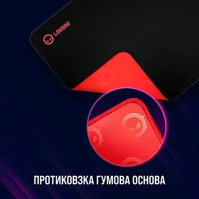 Килимок для мишки Lorgar Main 323 Black/Red (LRG-GMP323) - фото 8