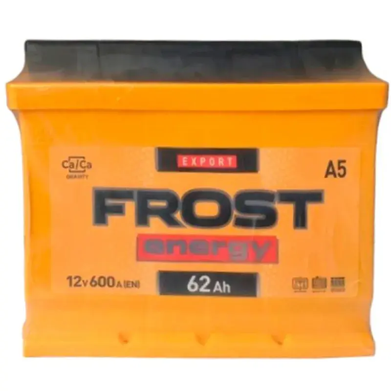 Акумулятор автомобільний FROST ENERGY 62Ah Ев (-/+) (600EN)