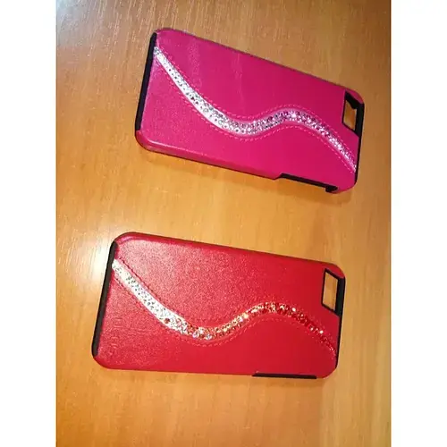 Чохол-накладка для IPhone SE 5 5S на задню кришку стрази - фото 2