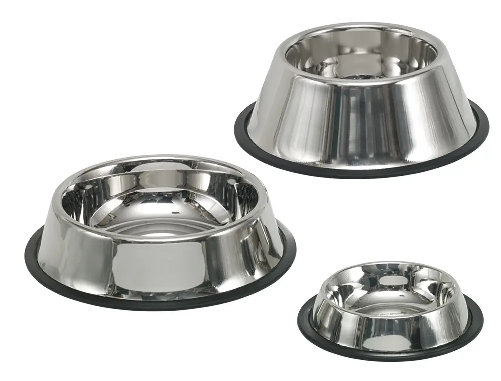 Миска для собак та котів Nobby Anti Slip нержавіюча сталь Ø 24.5 см 850 мл 72821 - фото 2