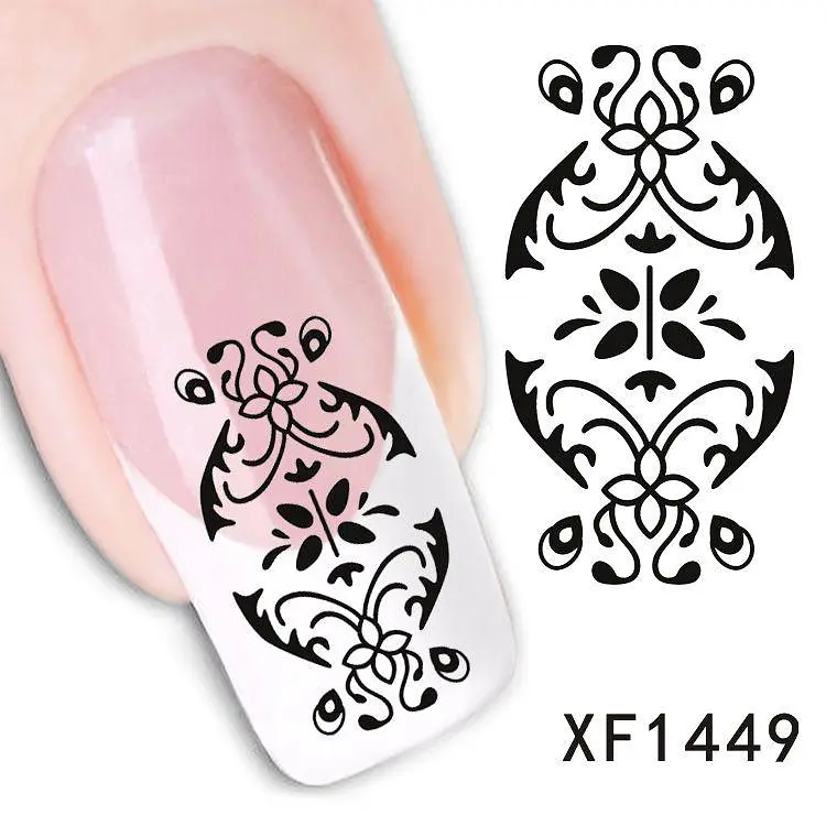 Наклейки для ногтей XF1449