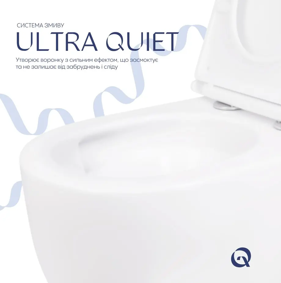 Унітаз підвісний Qtap Taurus Ultra Quiet, з сидінням Slim Duroplast/ Soft-close/ Quick Release QT2433084EUQW - фото 4