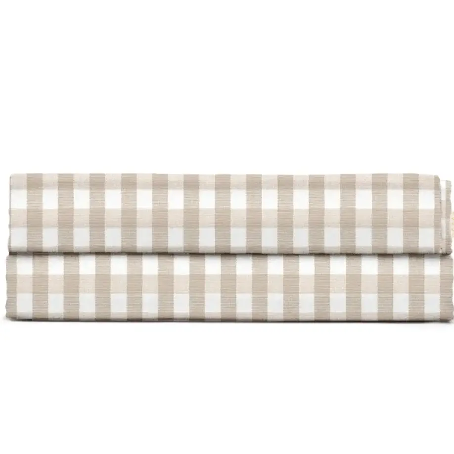 Дитяче простирадло Cosas Beige Check 110х160 см бежево-біле (BeigeCheck_110x160)