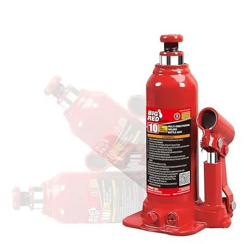 Домкрат гідравлічний пляшковий із можливістю роботи в горизонтальному положенні 10т 222-447 мм TORIN TH91004C - фото 2