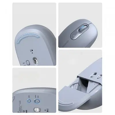 Мишка Ugreen MU105 Wireless Light Blue (90671) - фото 3