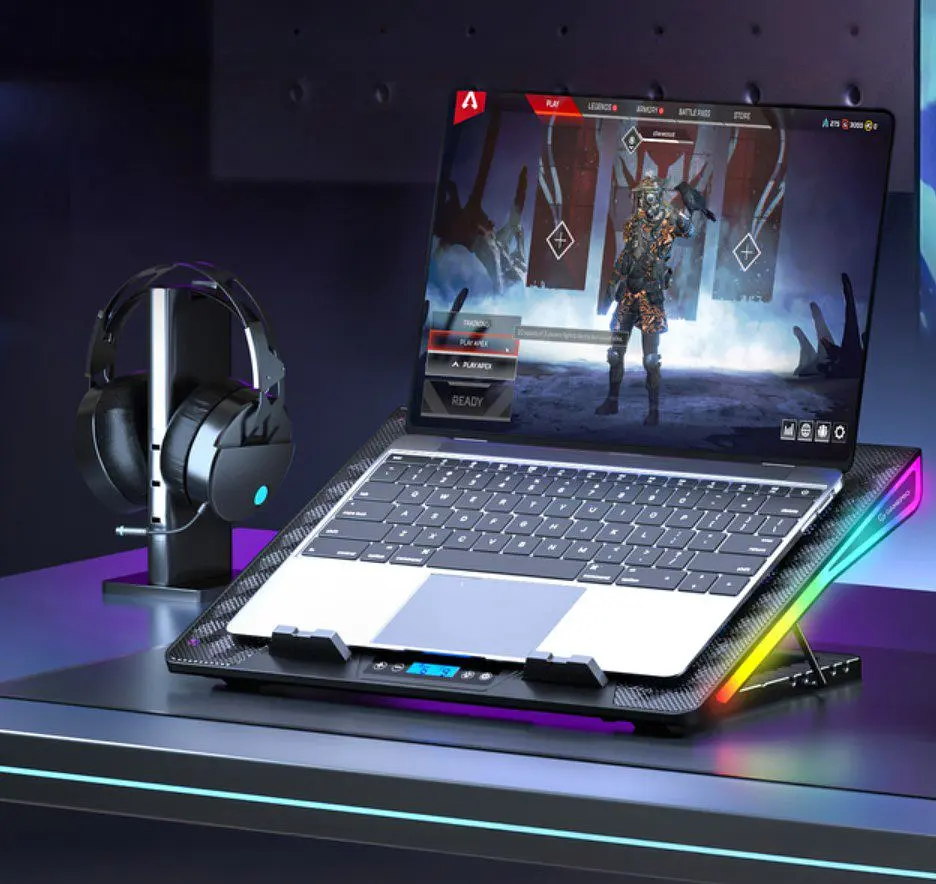Охолоджувальна підставка для ноутбука до 17,3 дюймів GamePro GPCP-1140 15xfans - фото 13