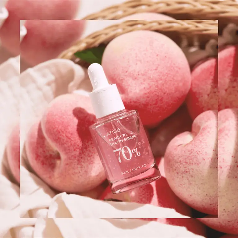 Осветляющая сыворотка с экстрактом персика 70% Peach 70% Niacinamide Serum Anua 30 мл - фото 3