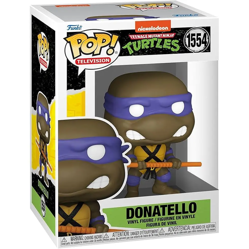 Фігурка Funko Pop Черепашок-ніндзя Донателло TMNT Donatello 10 см FP TMNT D 1554 - фото 3