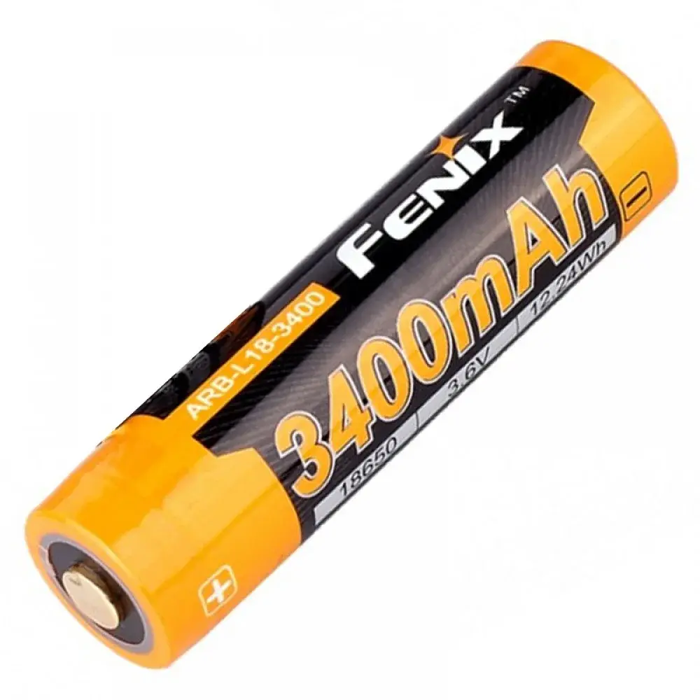 Акумулятор Fenix 18650 3400 mAh Li-Ion 3.6V Чорно-жовтий (2472286752) - фото 3