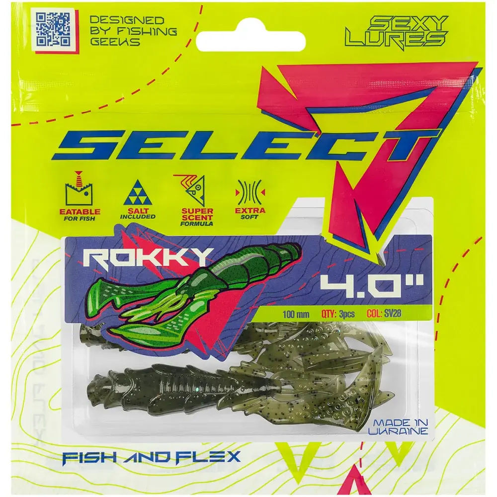 Силікон Select Rokky 4" SV28 (3 шт/уп) - фото 2
