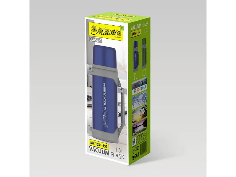 Термос Maestro MR-1631-150-BLUE - фото 2