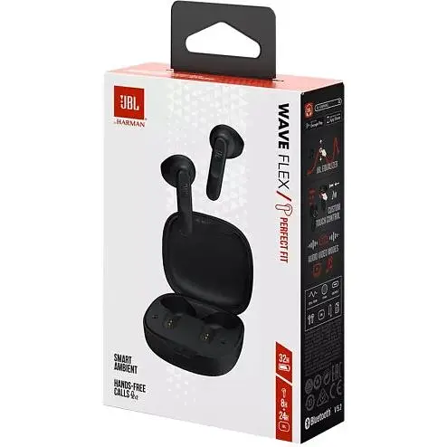 Бездротові навушники JBL Wave Flex JBLWFLEXBLK Black - фото 9
