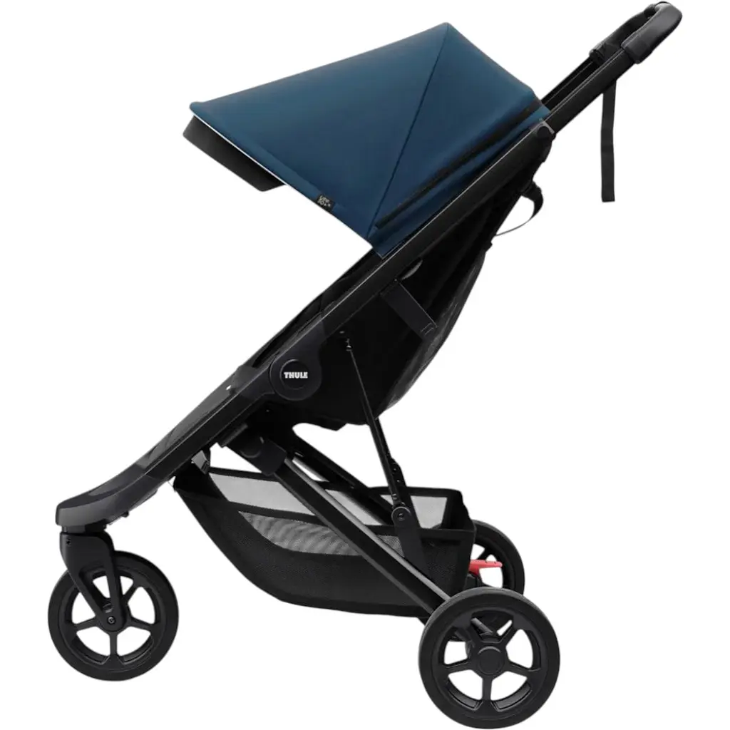 Дитяча коляска Thule Spring Black / Majolica Blue (TH 11300200-11300303) - фото 2
