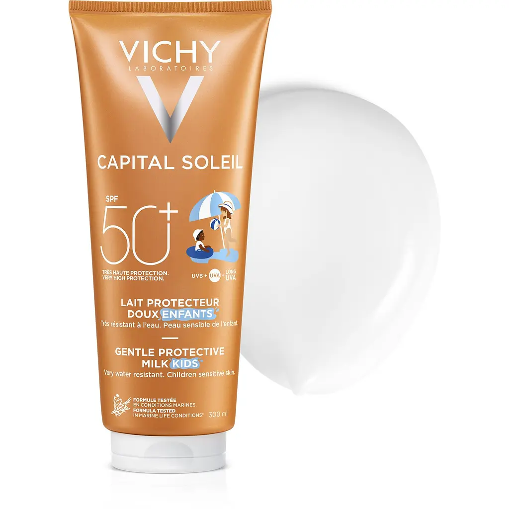 Сонцезахисне водостійке молочко Vichy Capital Soleil Milk для дітей SPF 50 300 мл (M4641821) - фото 3